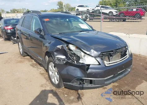 2011 Subaru Outback 2.5I Premium из США, поврежденный, VIN 4S4BRCCC8B3377128